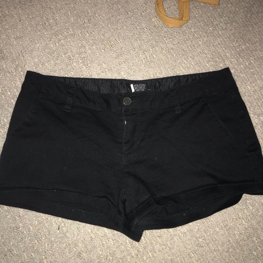 Black shirt shorts
